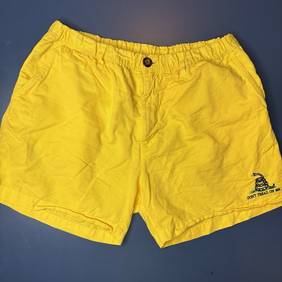 chubbies Other - Chubbies Shorts Men Extra Large Gadsden Flag Yellow Don't Tread On Me USA Bright